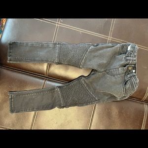 Little biker denim jeans